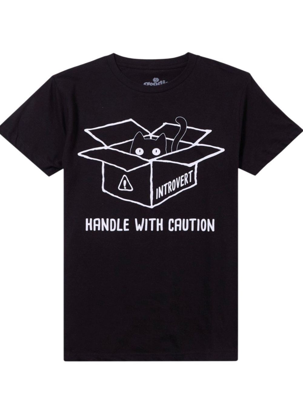 Goodie Two Sleeves Cat Introvert Graphic Tee